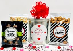 Sensational Valentine's Day Popcorn Tins ($25 & Up)